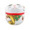 Japanese Metal Tea Caddy - White Maneki Neko -Shibui Store 12 min 15b74682 31f2 45e9 bc78 94a887574eb0