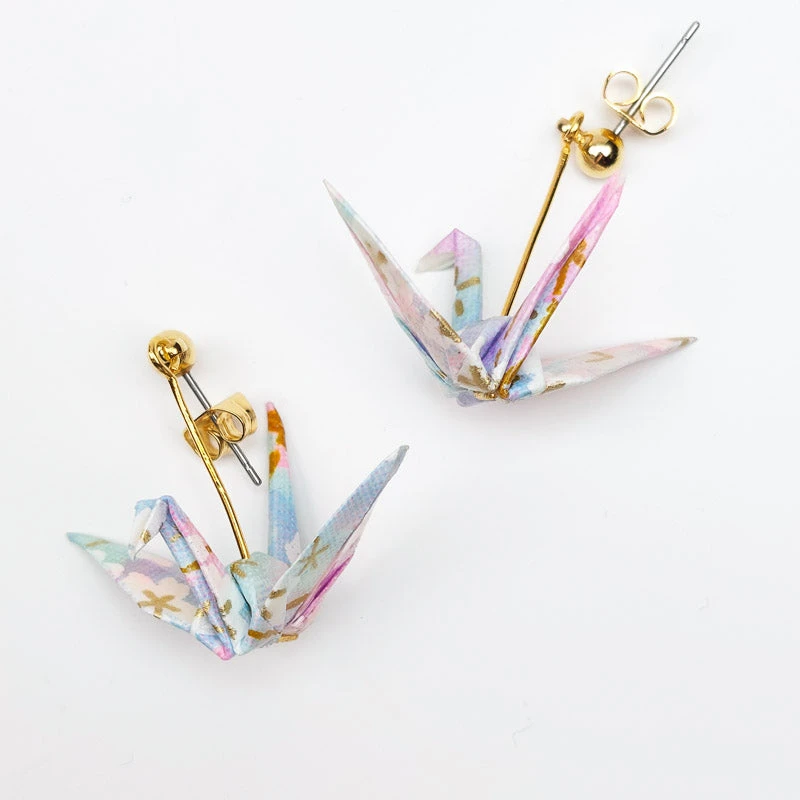 Origami Crane Earrings 4 Origami Crane Earrings - Image 2