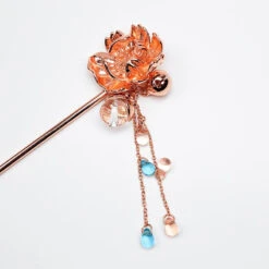 Kanzashi Hair Stick - Peony -Shibui Store 20230406 154946