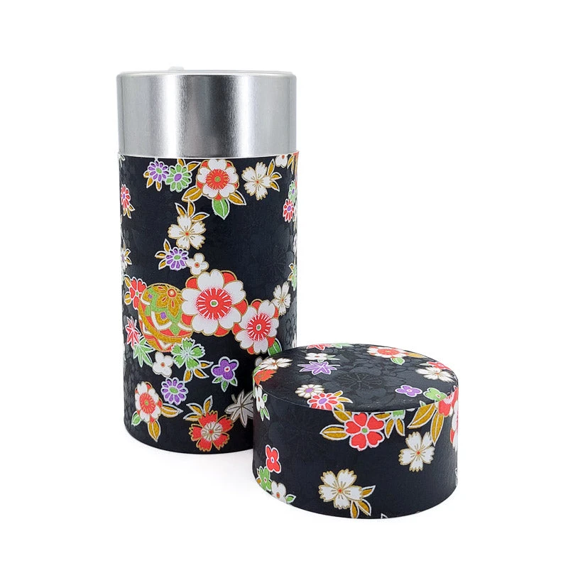Washi Paper Tea Box - Black 3 Washi Paper Tea Box - Black