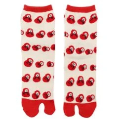 Japanese Daruma Socks