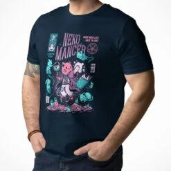 Japanese Graphic T-Shirt - Nekomancer -Shibui Store 44 min 8988a242 eaa0 4620 8912 1983e282a522