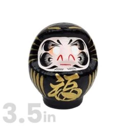 Black Japanese Daruma – 3.5” To 5.9” -Shibui Store 49 min