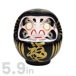 Black Japanese Daruma – 3.5” To 5.9” -Shibui Store 53 min