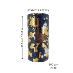 Tea Caddy - Gold Leaf 7 Tea Caddy - Gold Leaf -Shibui Store BoiteaTheFeuillesd Or min