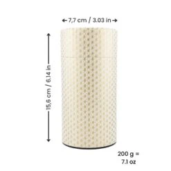 Japanese Washi Tea Canister - Asanoha 9 Japanese Washi Tea Canister - Asanoha -Shibui Store BoiteaTheJaponaiseWashiAsanoha min