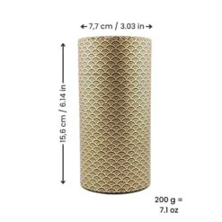 Washi Tea Canister - Seigaiha -Shibui Store BoiteaTheJaponaiseWashiSeigaiha min
