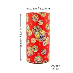 Washi Tea Canister - Temari -Shibui Store BoiteaTheJaponaiseWashiTemari min