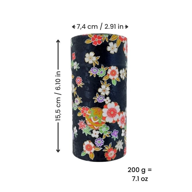 Washi Paper Tea Box - Black 9 Washi Paper Tea Box - Black - Image 7