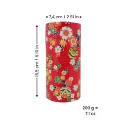 Japanese Tea Box Washi Paper - Red 15 Japanese Tea Box Washi Paper - Red -Shibui Store BoiteaThePapierWashiRouge min
