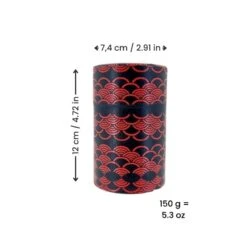 Bulk Tea Canister - Seigaiha 15 Bulk Tea Canister - Seigaiha -Shibui Store BoiteaTheVracSeigaiha min f7e813ce a7a9 4875 aafc f3ffa108720d
