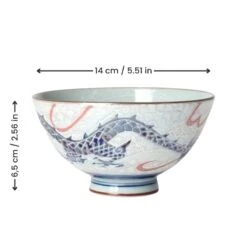 Japanese Ceramic Bowl - Dragon -Shibui Store BolJaponaisCeramiqueDragon min