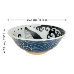 Whale Ramen Bowl 12 Whale Ramen Bowl -Shibui Store BolaRamenJaponaisBaleine min