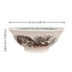 White Japanese Ramen Bowl -Shibui Store BolaRamenJaponaisBlanc min