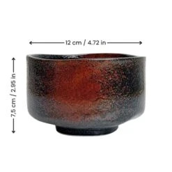Matcha Tea Bowl - Kurosuna -Shibui Store BolaTheMatchaKurosuna min