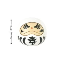 Kokeshi Daruma - White -Shibui Store KokeshiDarumaBlanc min