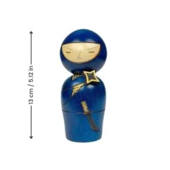 Ninja Kokeshi Doll -Shibui Store KokeshiNinja min