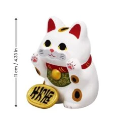 Maneki Neko - Kawaii White -Shibui Store ManekiNekoKawaiiBlanc min
