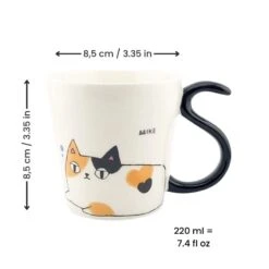 Funny Cat Mug - Neko Mike -Shibui Store MugChatNekoMike min