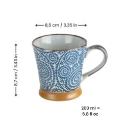 Japanese Mug - Karakusa -Shibui Store MugJaponaisKarakusa min
