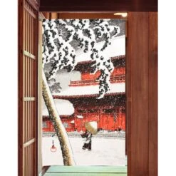 Noren Curtain - Snow -Shibui Store NorenJaponaisNeige 1