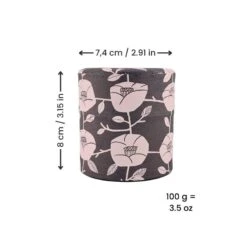 Small Tea Caddy - Tsubaki -Shibui Store PetiteBoiteaTheJaponaiseKiku 2 min