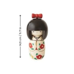 Kokeshi Doll - Camellia -Shibui Store PoupeeKokeshiCamelia min