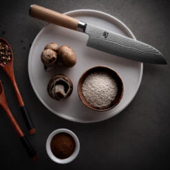 Shun Classic White Santoku Knife – 7.1 In -Shibui Store SANTOKU7White 4