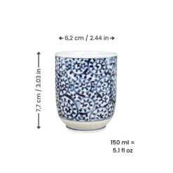 Japanese Tea Cup - Yunomi Karakusa -Shibui Store TasseJaponaiseYunomiKarakusa min
