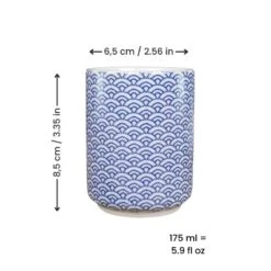 Yunomi Seigaiha Tea Cup -Shibui Store TasseJaponaiseYunomiSeigaiha min