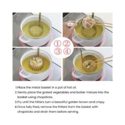 Japanese Stainless Steel Kakiage Mold -Shibui Store UDJ ABENT58 min