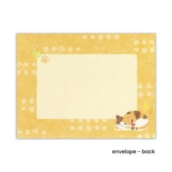 Mini Writing Paper Set – Cat Design -Shibui Store UDJ PAPET336 1 min