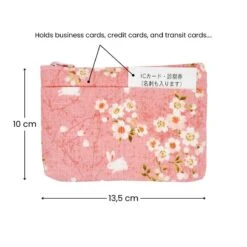 Purse – Usagi Sakura Pink 11 Purse – Usagi Sakura Pink -Shibui Store UDJ SAC075 min