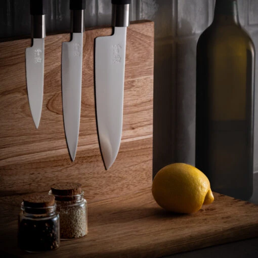 Set Of 3 Japanese Knives – KAI Wasabi Black