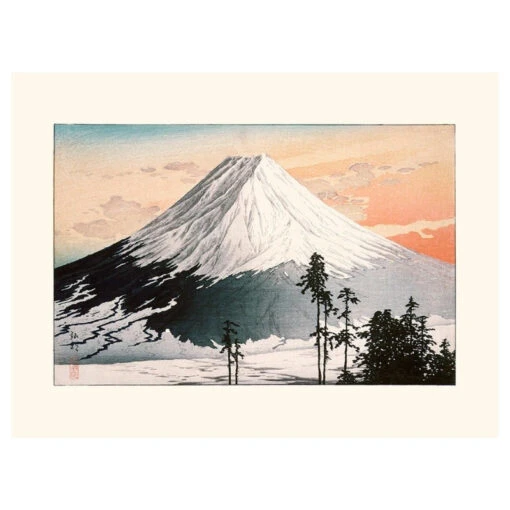 Mount Fuji Print Poster