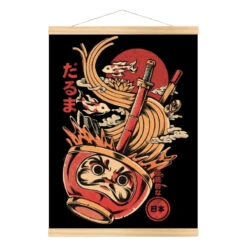 Japanese Poster - Daruma Ramen -Shibui Store affiche japonaise daruma ramen a3 654