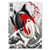 Koi Fish Poster -Shibui Store affiche japonaise duo de carpes koi a3 135