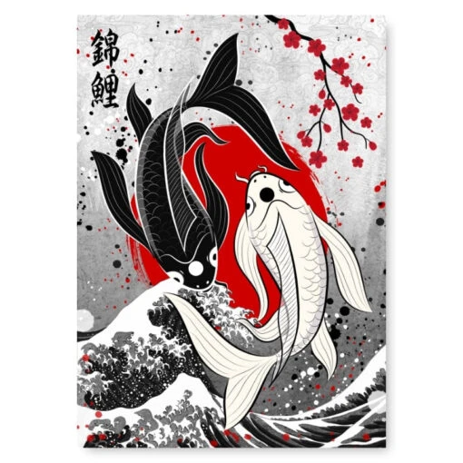 Koi Fish Poster