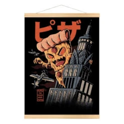 Japanese Poster - Godpizza -Shibui Store affiche japonaise godpizza a3 858