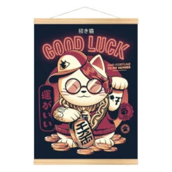 Maneki Neko Poster -Shibui Store affiche japonaise maneki neko a3 255