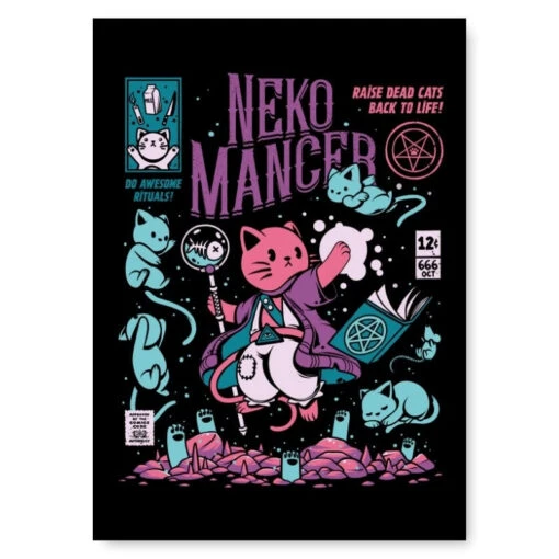 Japanese Poster - Nekomancer