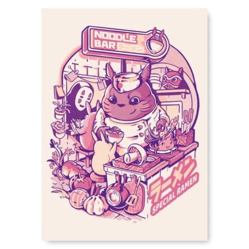 Japanese Poster - Noodle Bar