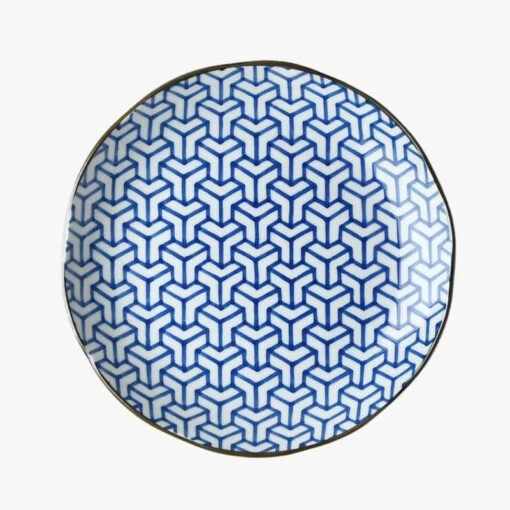 Japanese Porcelain Plate - Kagome