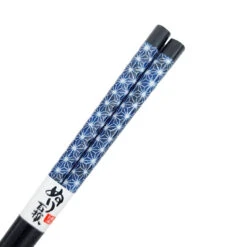 Japanese Chopsticks - Asanoha Blue 9 Japanese Chopsticks - Asanoha Blue -Shibui Store baguettes japonaises asanoha bleu 875