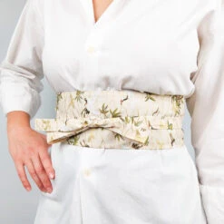 Beige Crane Obi -Shibui Store beige crane obi s 125