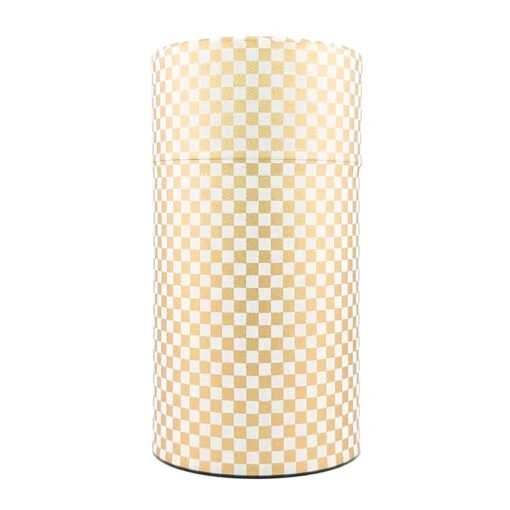 Japanese Tea Box - Golden Checkerboard