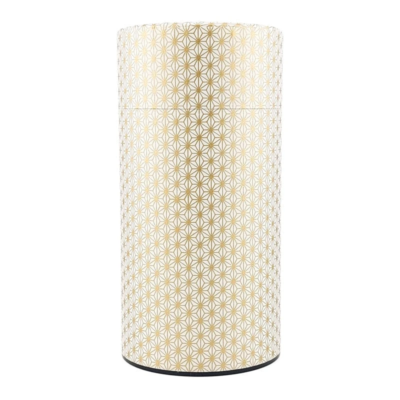 Japanese Washi Tea Canister - Asanoha 3 Japanese Washi Tea Canister - Asanoha