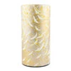 Washi Tea Canister - Golden Crane -Shibui Store boite a the japonaise washi grue doree 783