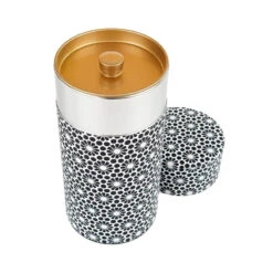 Washi Tea Canister - Kiku -Shibui Store boite a the japonaise washi kiku 977