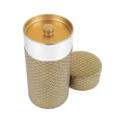 Washi Tea Canister - Seigaiha -Shibui Store boite a the japonaise washi seigaiha 747